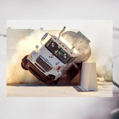 Midwest Roadside Safety Crash Test