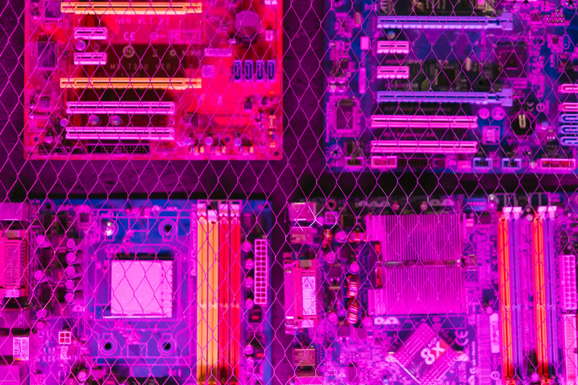 pink computer parts